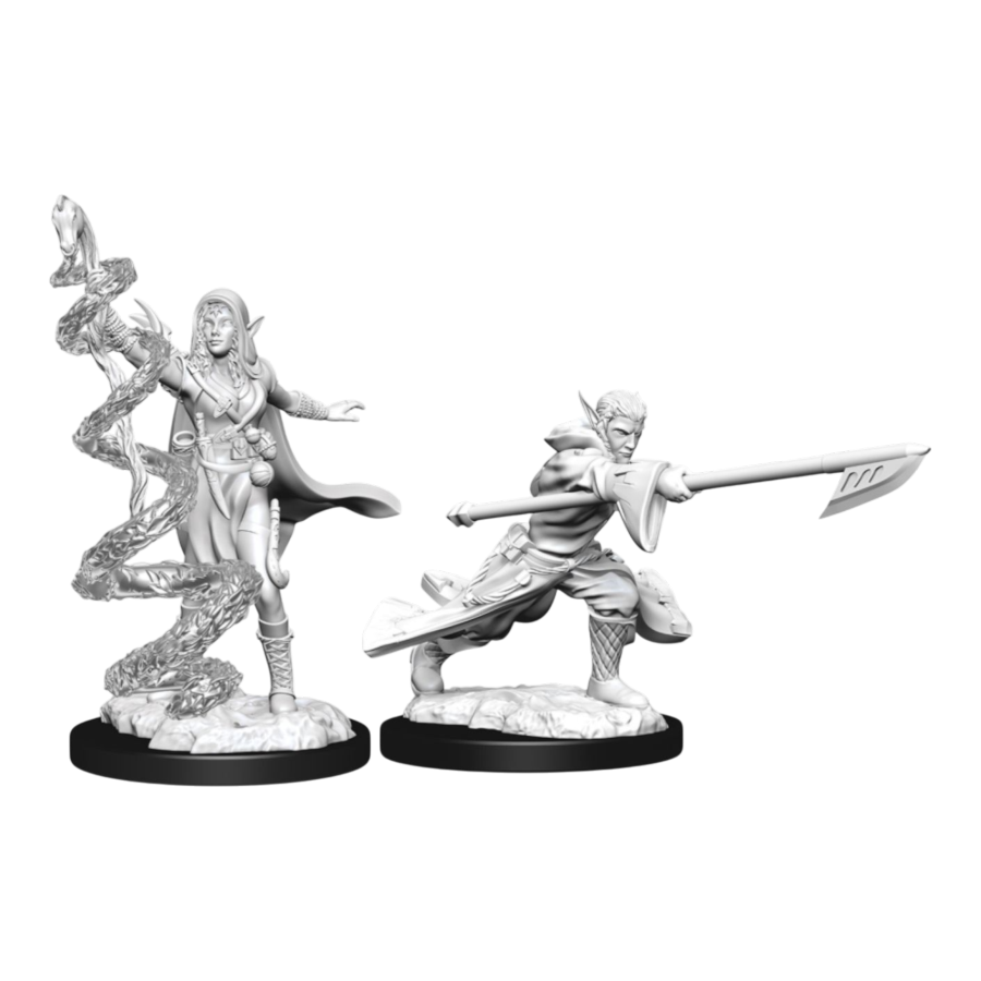 Magic the Gathering - Unpainted Miniatures: Jorager Warcaller & Treespeaker