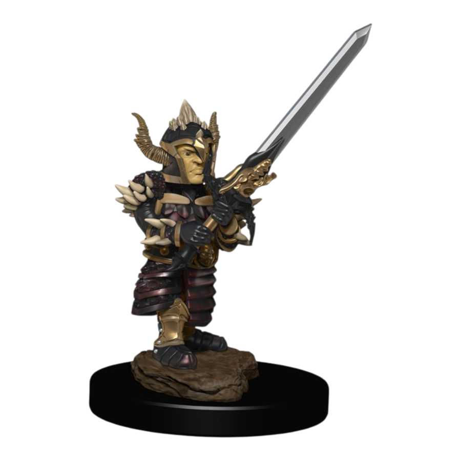 Dungeons & Dragons - Icons of the Realms Halfling Fighter Male Premium Figure
