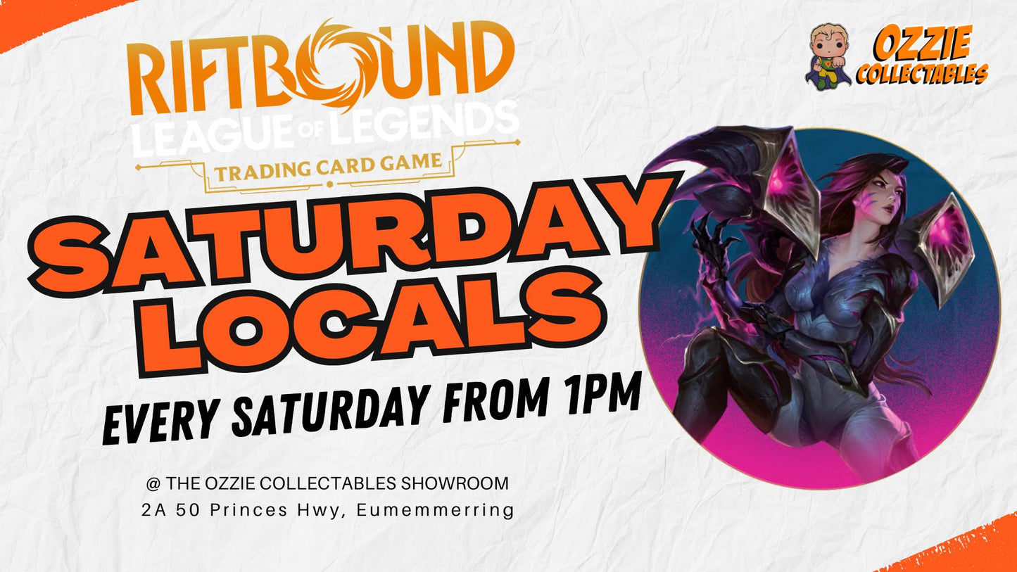 Riftbound: League of Legends Trading Card Game Locals Saturday 1pm