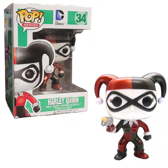 DC Comics - Harley Quinn  (Metallic) Pop Vinyl #34