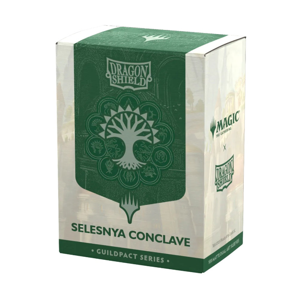 Dragon Shield: Sleeves – Matte Dual Art – MTG Guildpact Series: Selesnya Conclave