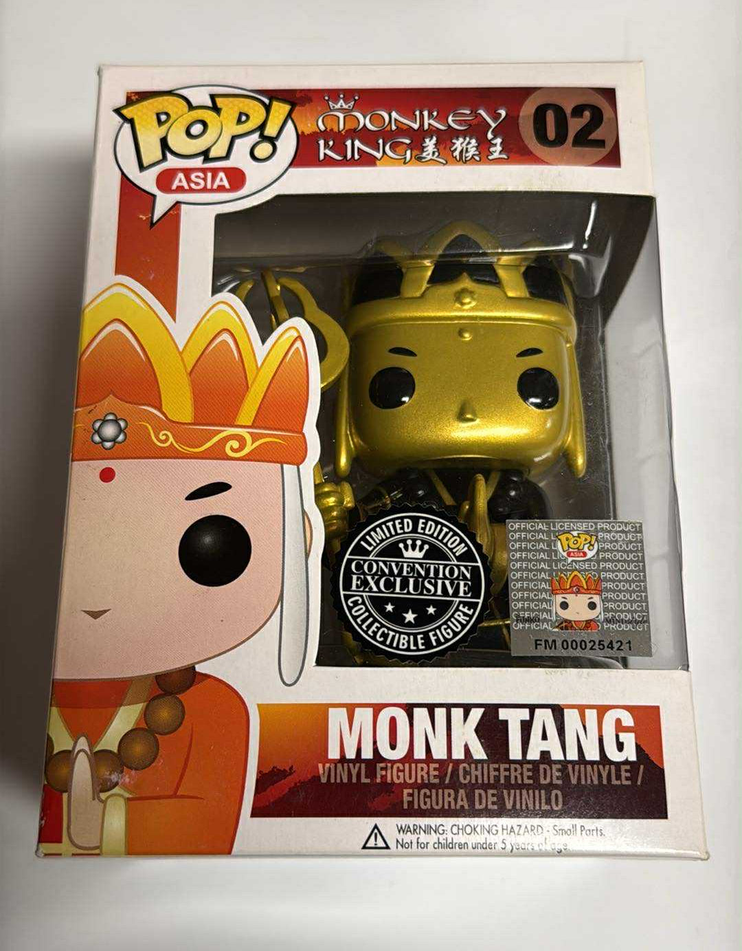 The Monkey King - Monk Tang (Gold) Pop! Vinyl #02