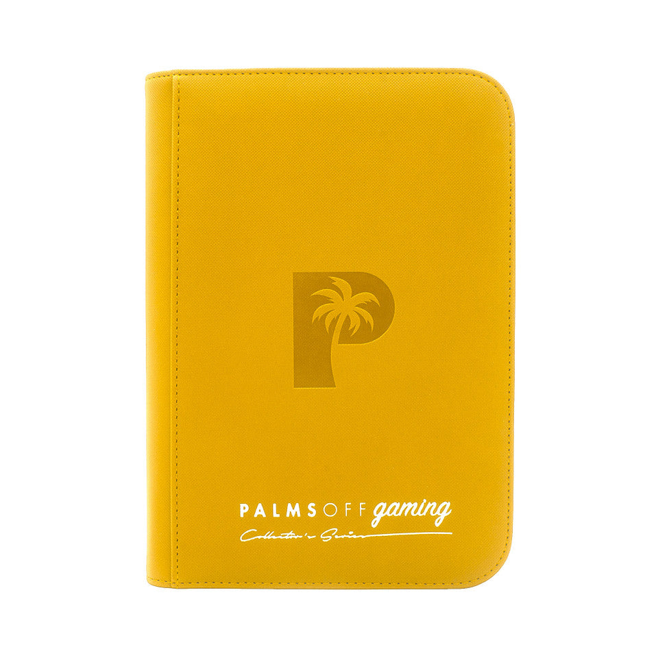 Collector's Series 4 Pocket Zip Trading Card Binder - YELLOW
