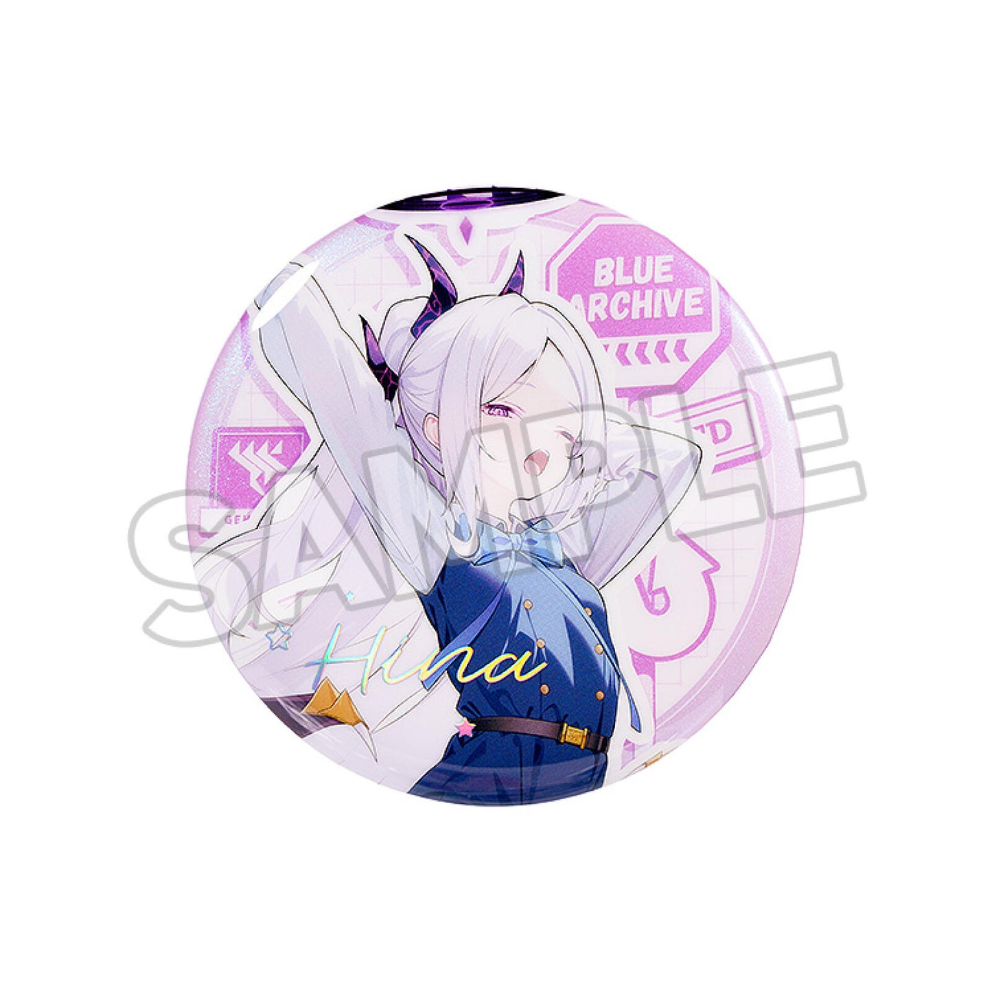 Blue Archive Holiday Saunter Series 75mm Badge Hina