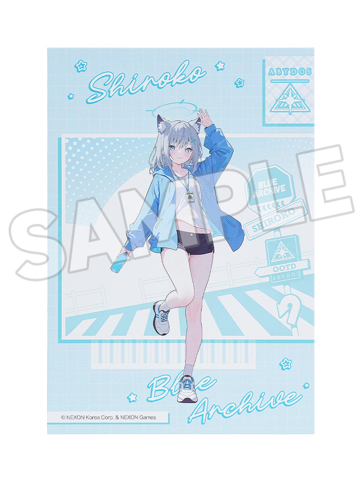 Blue Archive Holiday Saunter Series Signature Board Shiroko