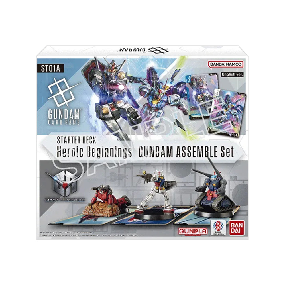 Gundam Card Game: Gundam Assemble Starter Set – Heroic Beginnings [ST01A]