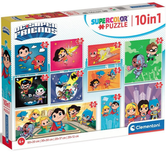 Clementoni 10 in 1 Puzzle DC Comics