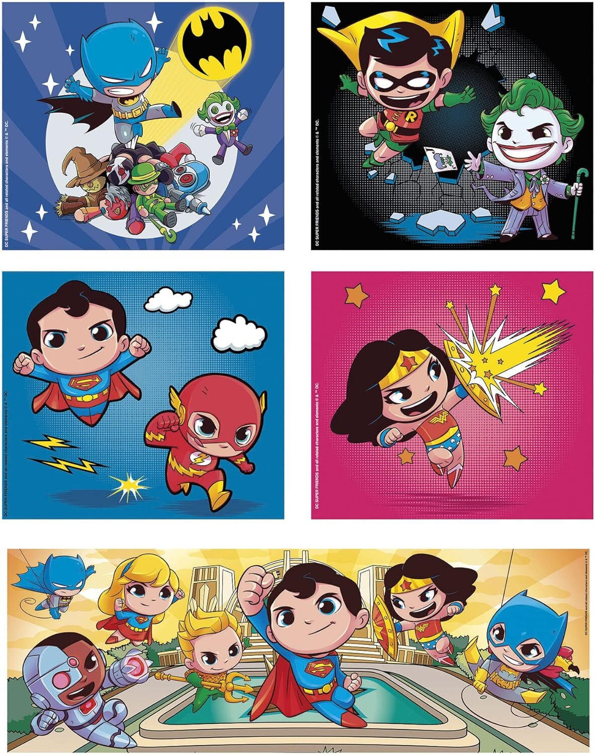 Clementoni 10 in 1 Puzzle DC Comics