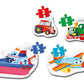 Clementoni My First Puzzles Means of Transport 4 Shaped Puzzles