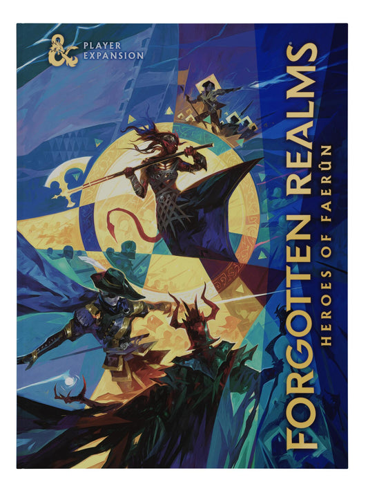 D&D Dungeons & Dragons Forgotten Realms Heroes of Faerun Player Expansion Hardcover Alternative Cover
