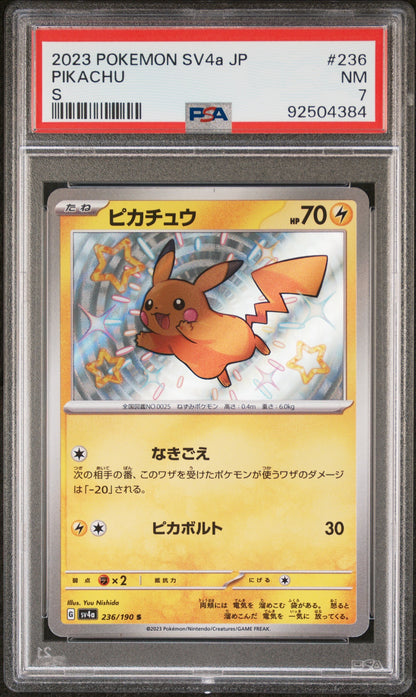 2023 Pokemon Japanese Sv4A-Shiny Treasure Pikachu 236