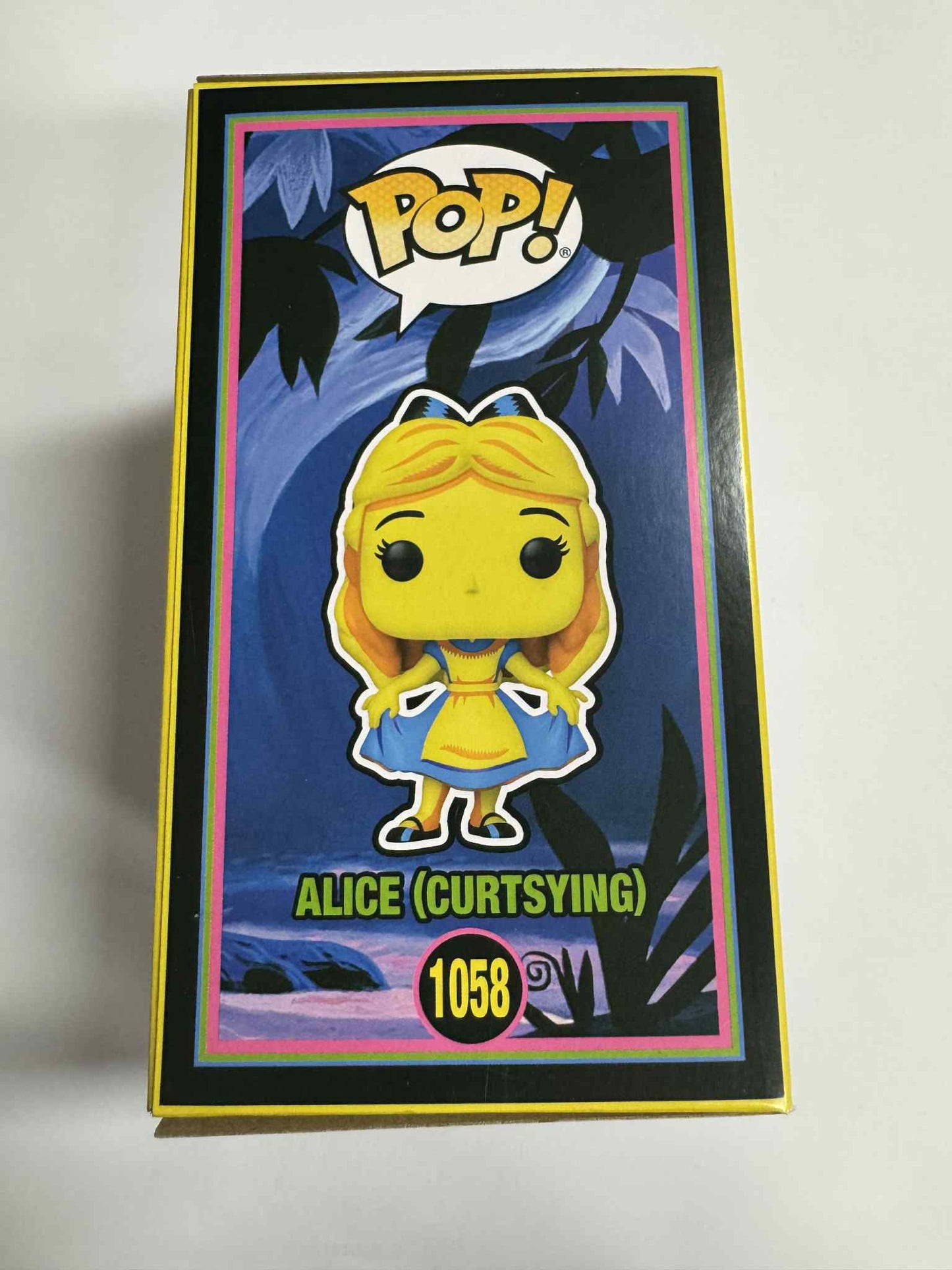 Alice In Wonderland - Alice (Curtsying) Black Light Pop! Vinyl #1058