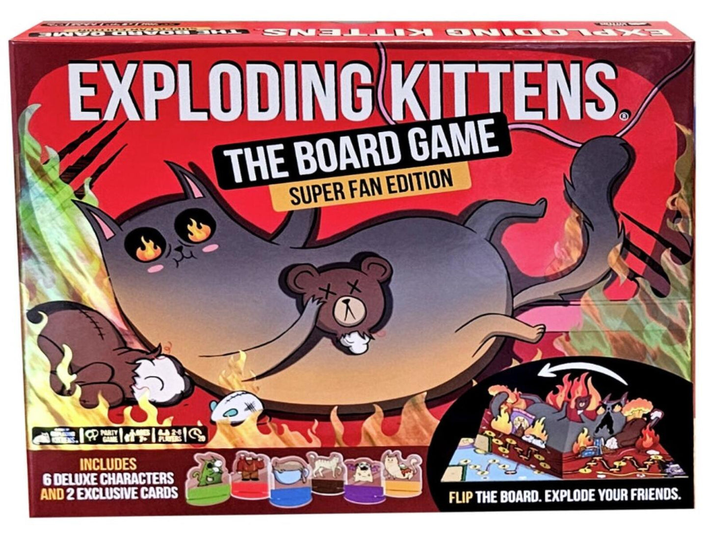 Exploding Kittens The Board Game Super Fan Edition (By Exploding Kittens)