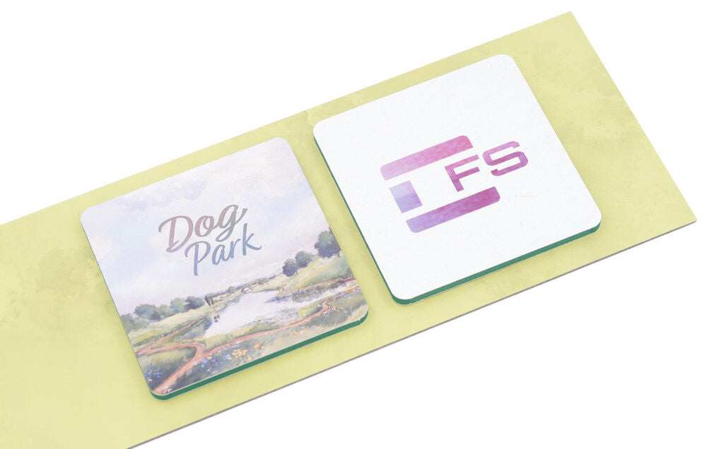 Folded Space Colour Game Inserts - Dog Park (includes space for Expansions)