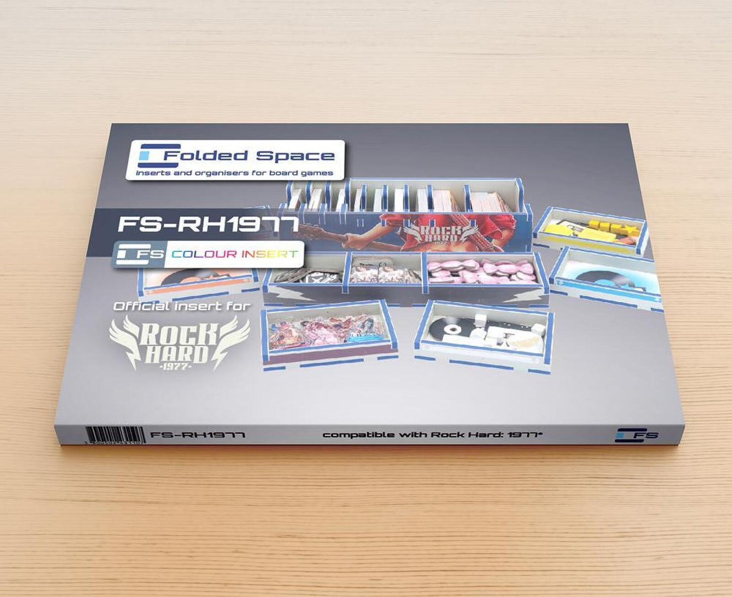 Folded Space Game Inserts - Rock Hard 1977