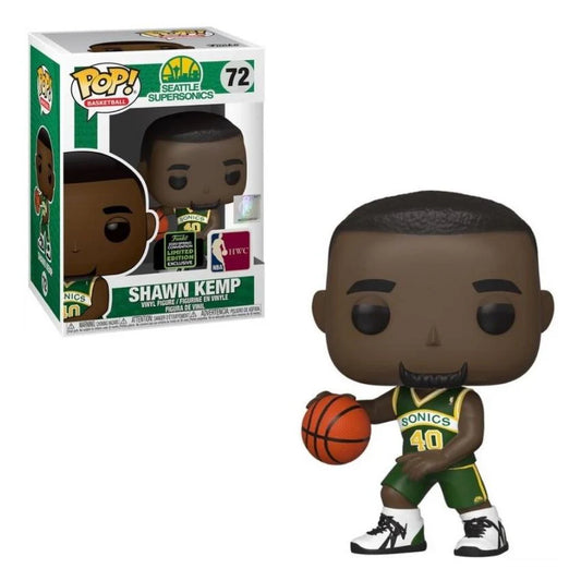 NBA: Seattle Supersonics - Shawn Kemp ECCC 2020 Exclusive Pop! Vinyl #72