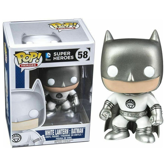 DC Comics Super Heroes - White Lantern Batman POP! Vinyl #58
