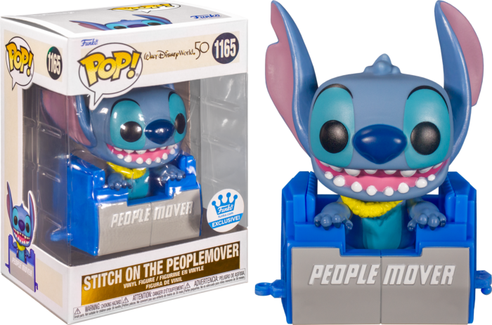 Disney - Stitch on the Peoplemover Pop Vinyl #1165