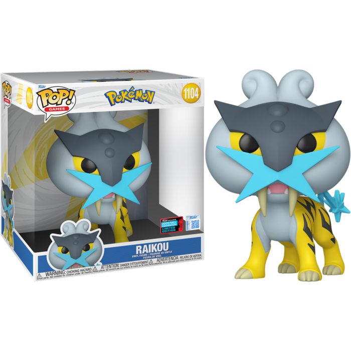 Pokemon - Raikou 10" Pop! Vinyl 2025 NYCC Exclusive