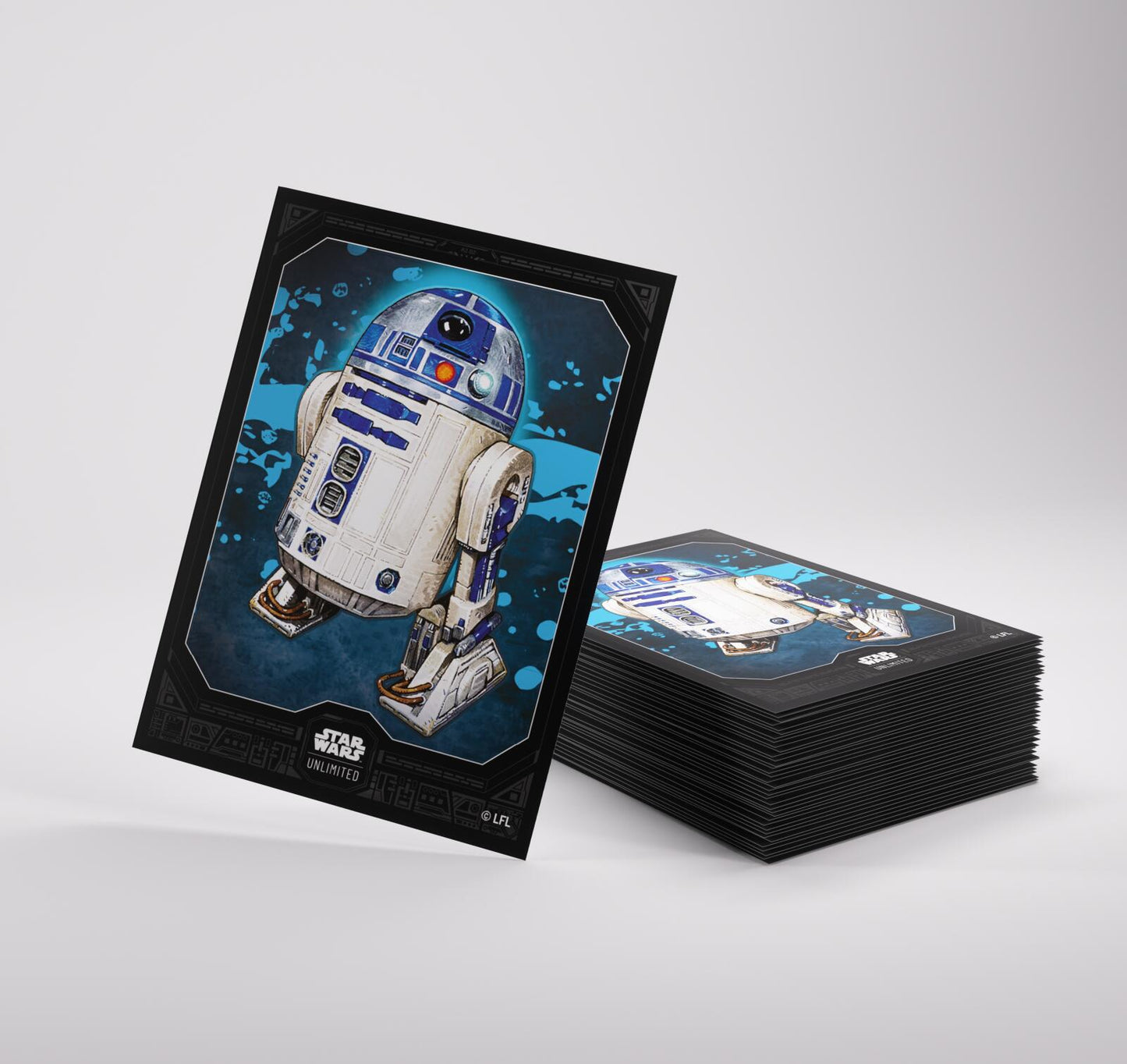 Gamegenic Star Wars Unlimited Premium Art Sleeves - R2-D2 (66mm x 92mm) (62 Sleeves Per Pack)