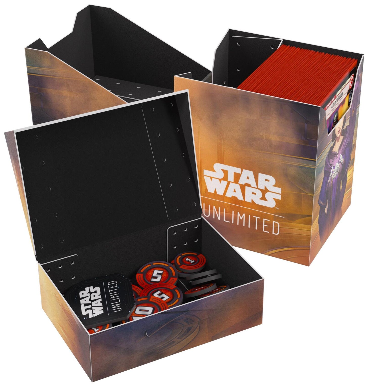 Gamegenic Star Wars Unlimited Soft Crate - Palpatine/Padme