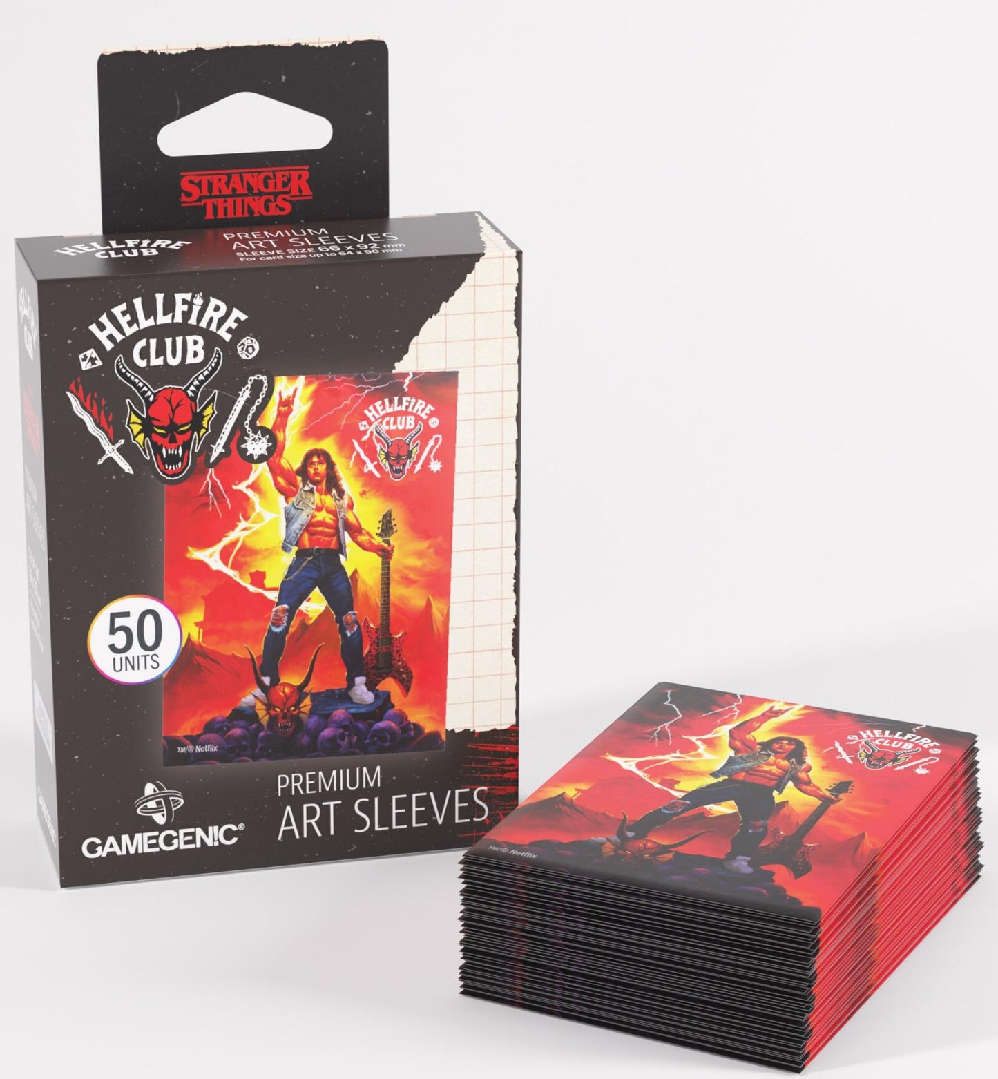 Gamegenic Stranger Things - Hellfire Club Art Sleeves Eddie Munson