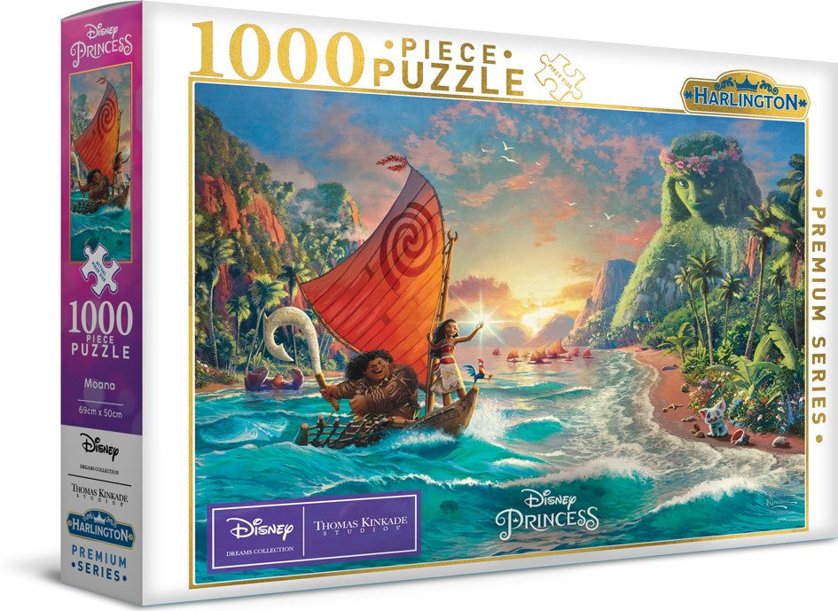 Harlington Thomas Kinkade PQ Disney Moana 1000 pieces