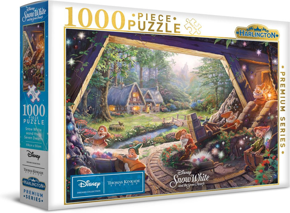 Harlington Thomas Kinkade PQ Disney Snow White and the Seven Dwarfs 1000 pieces