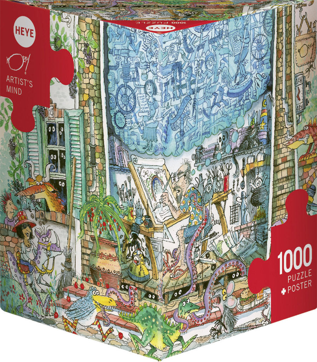 Puzzle - Heye - Korky Paul; Artist’s Mind 1000pc