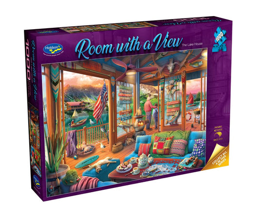 Puzzle - Holdson - Room with a View - The Lake House - 1000pc