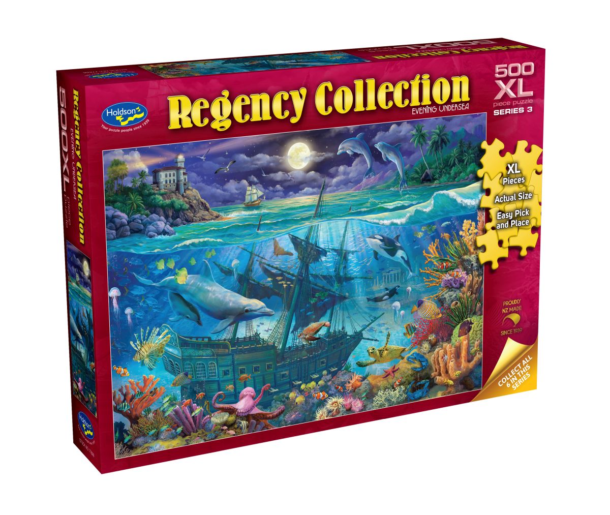 Puzzle - Holdson - Regency Series 3 - Evening Undersea - 500pc XL