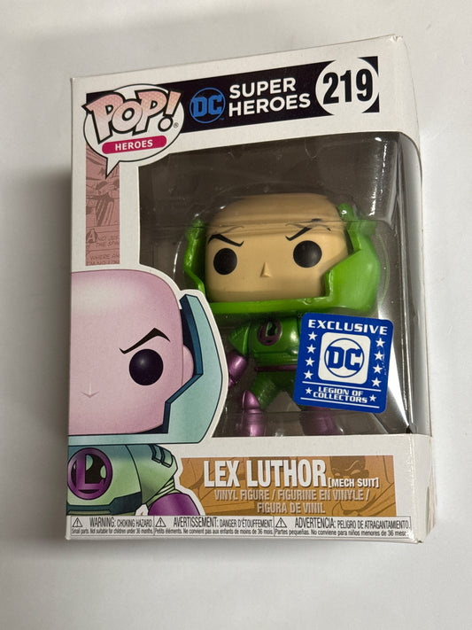 DC Super Heroes - Lex Luthor (Mech Suit) DC Legion of Collectors exclusive Pop Vinyl #219