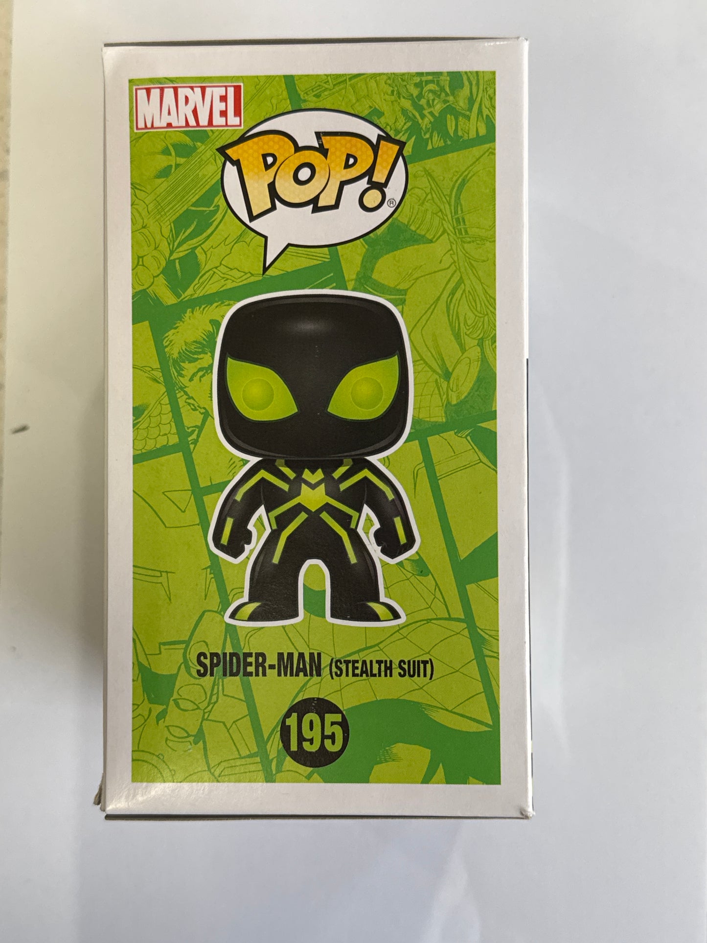 Spider-Man - Stealth Spider-Man Glow US Exclusive Pop! Vinyl #195