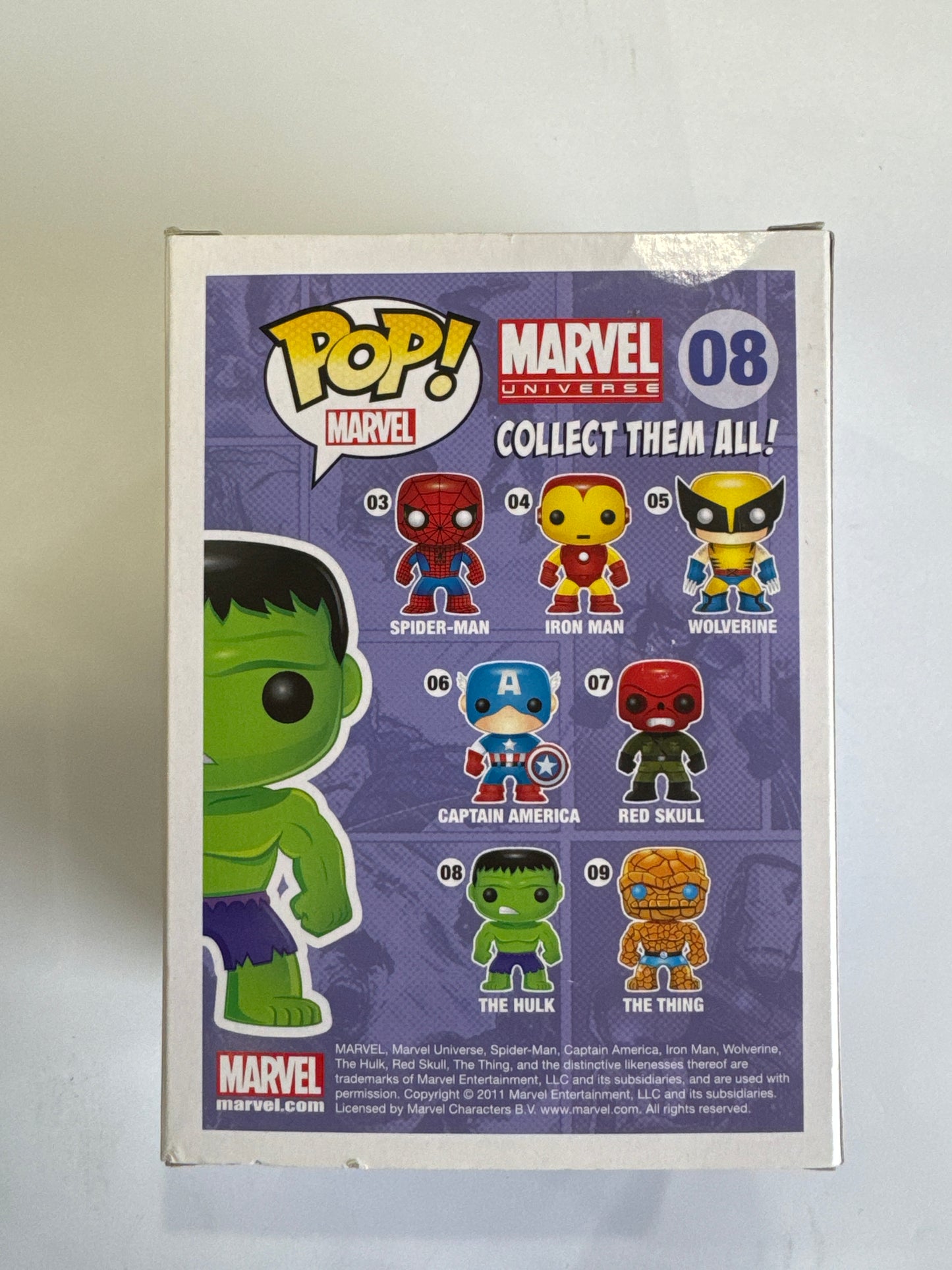 Marvel- The Hulk Pop! Vinyl #08