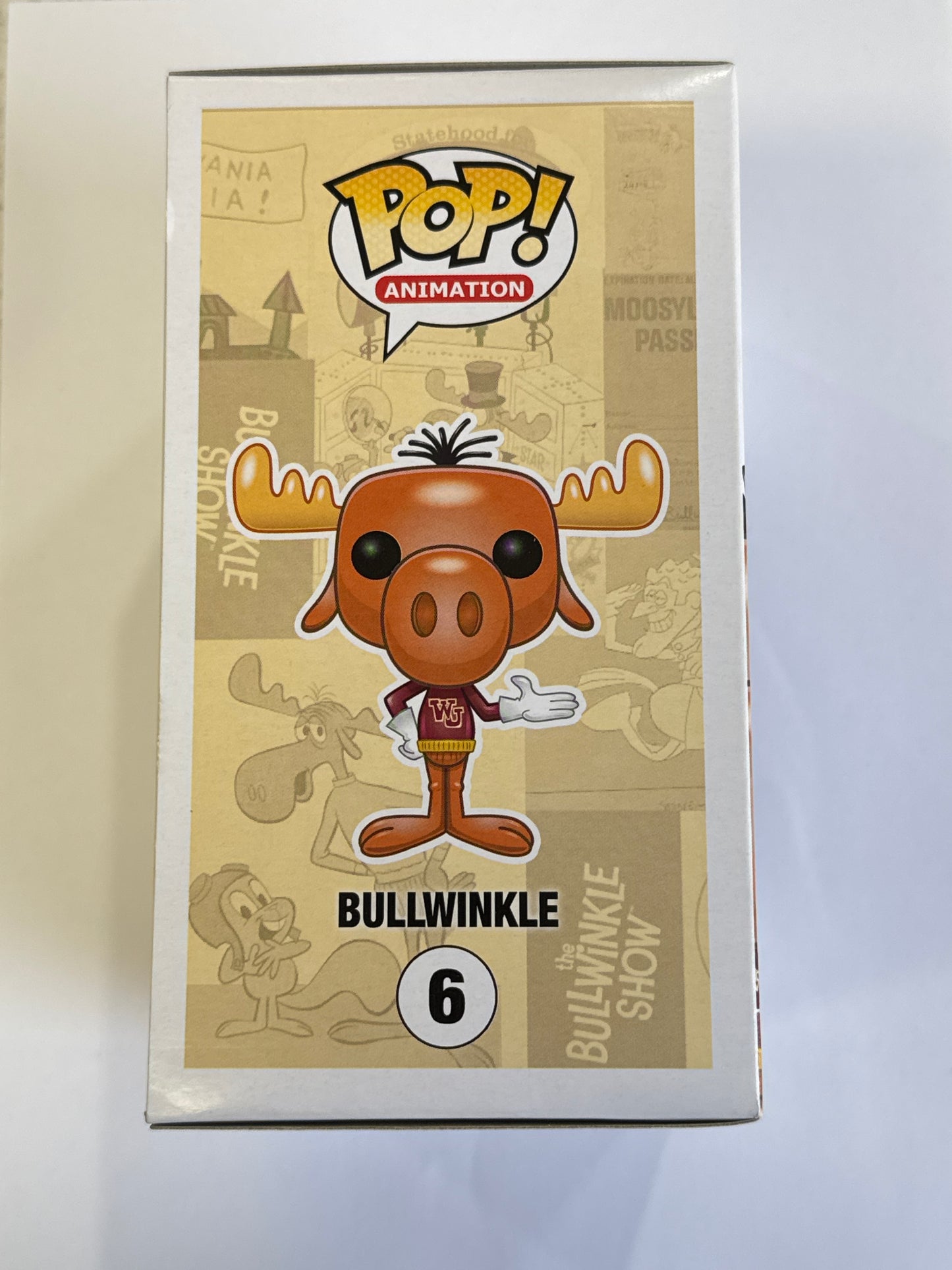 Rocky & Bullwinkle - Bullwinkle J. Moose Pop Vinyl #6