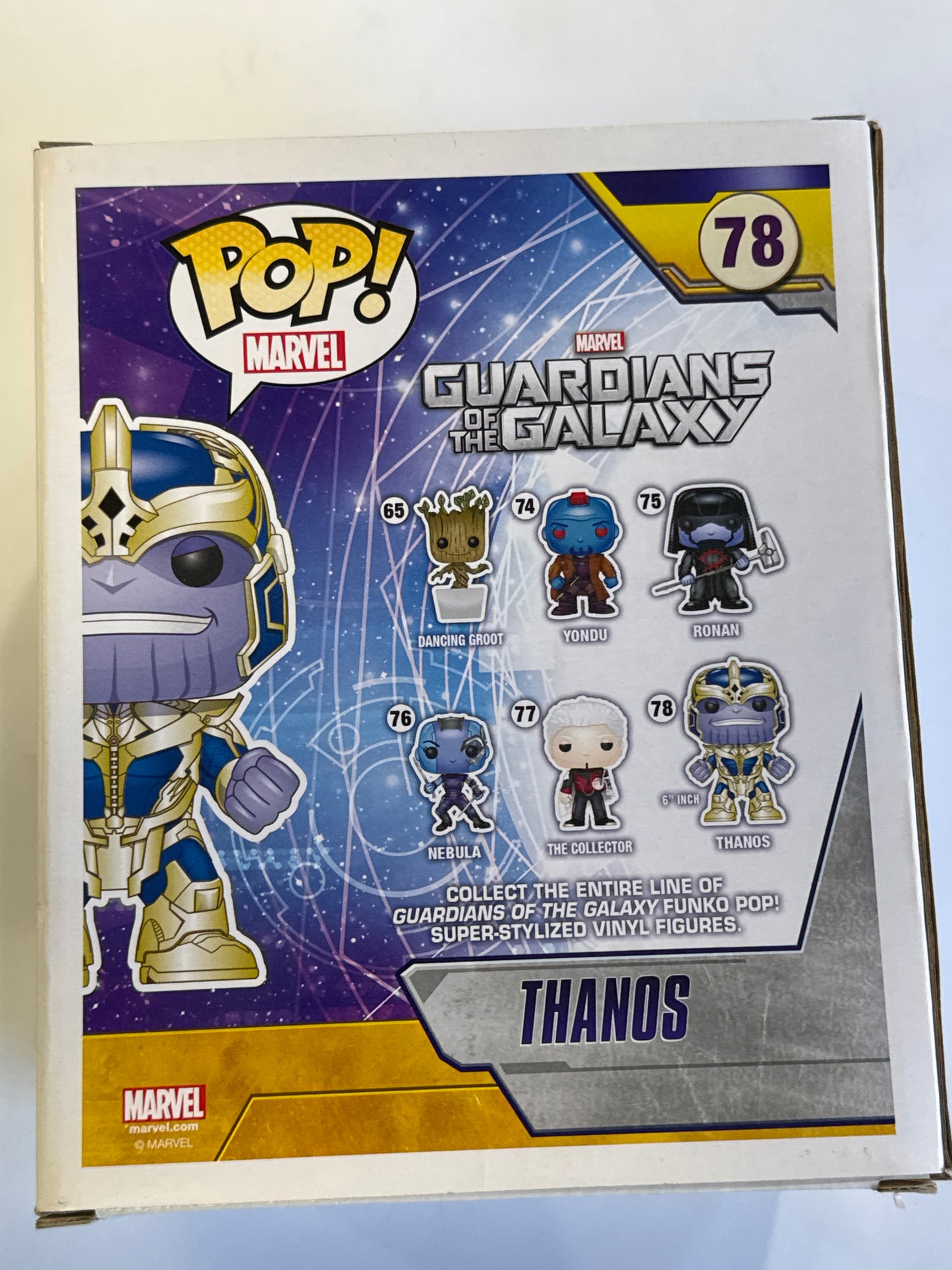 Guardians Of The Galaxy - Thanos (6 inch) Pop! Vinyl #78