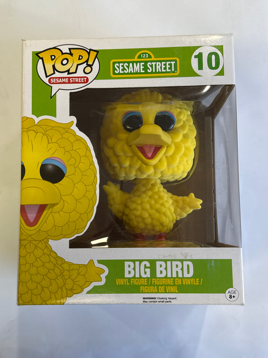Sesame Street - Big Bird Flocked US Exclusive 6" Pop! Vinyl #10