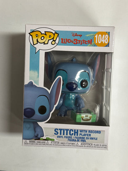 Lilo & Stitch - Stitch with Record Player Pop Vinyl #1048