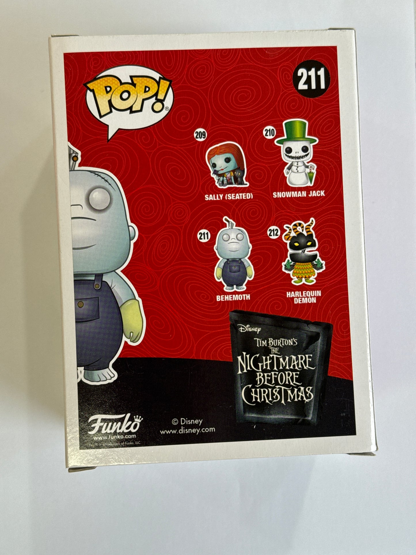 The Nightmare Before Christmas -  Behemoth GITD Pop! Vinyl #211