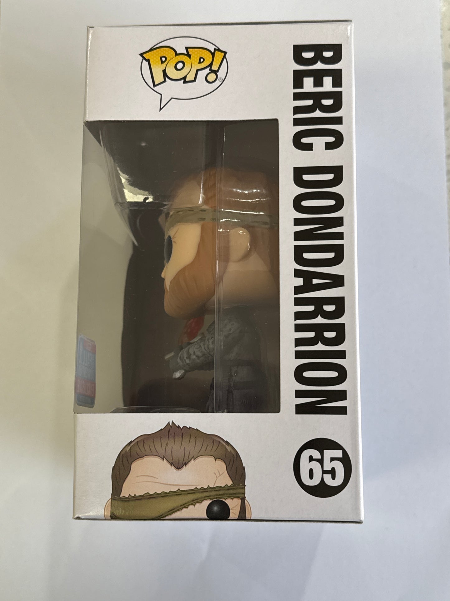 Game of Thrones - Beric Dondarrion with Flame Sword 2018 New York Fall Convention Pop! Vinyl #65