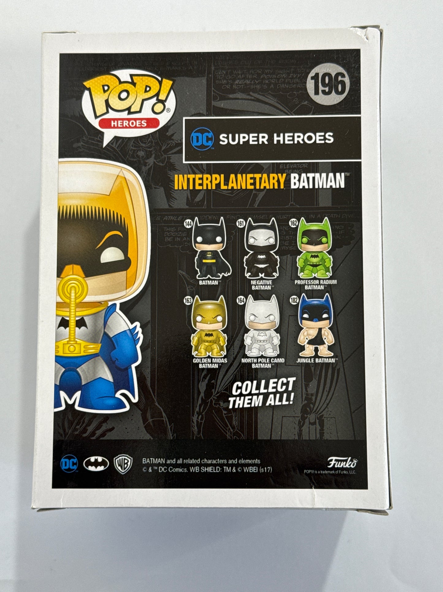 DC Batman - Interplanetary Batman 2017 SDCC  Exclusive Pop! Vinyl #196