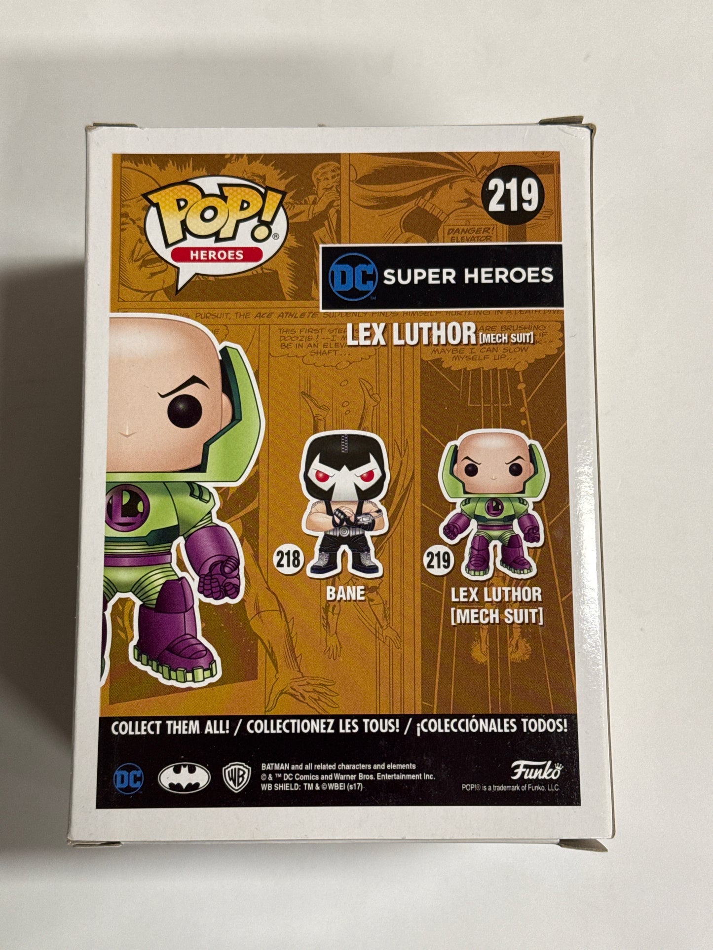 DC Super Heroes - Lex Luthor (Mech Suit) DC Legion of Collectors exclusive Pop Vinyl #219