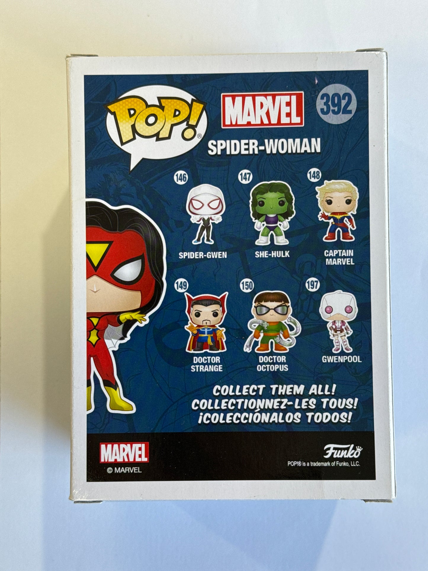 Spider-Man - Spider-Woman  2018 NYCC Exclusive Pop! Vinyl #392