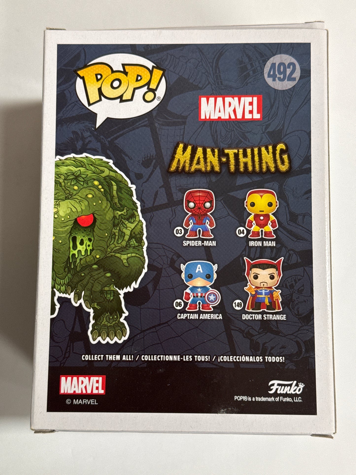 Marvel Comics - Man-Thing 2019 SDCC US Exclusive Pop! Vinyl #492