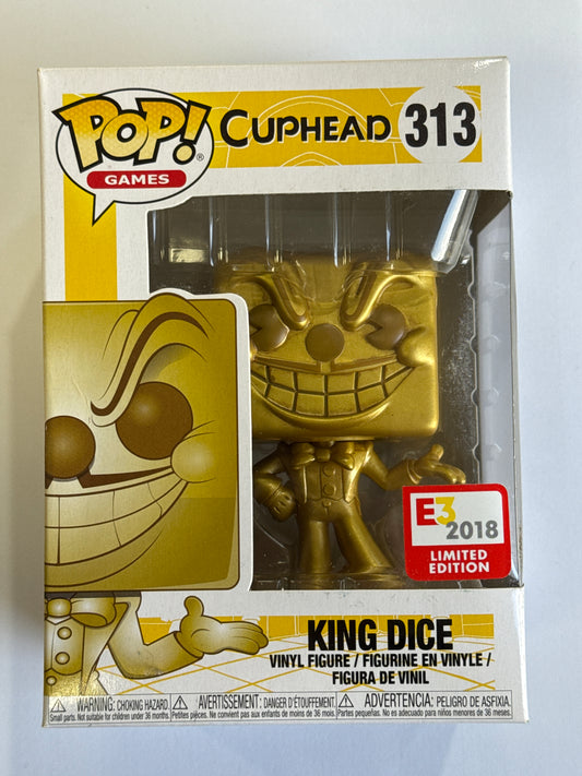 Cuphead - King Dice Gold US Exclusive Pop! Vinyl #313