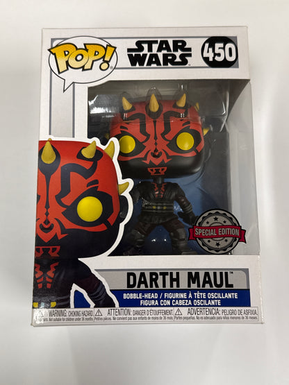 Star Wars - Darth Maul with Two Lightsabers US Exclusive Pop! Vinyl #450
