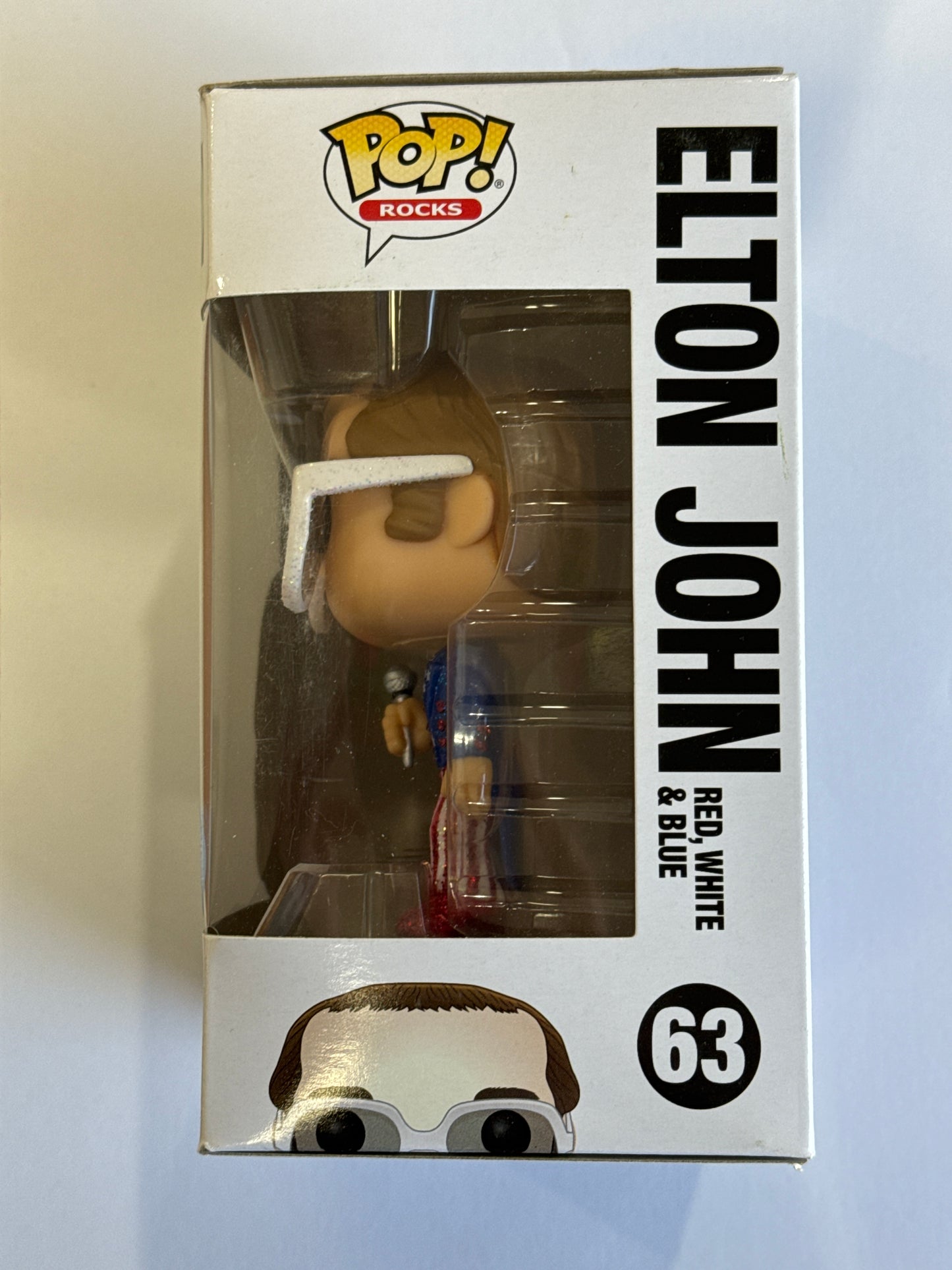 Elton John - Elton John Red, White & Blue Glitter Pop! Vinyl #63