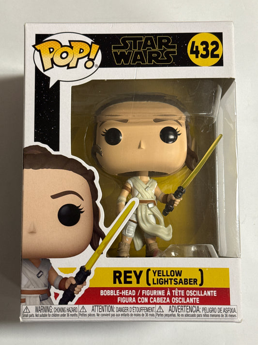 Star Wars - Rey with Yellow Saber Pop! Vinyl #432