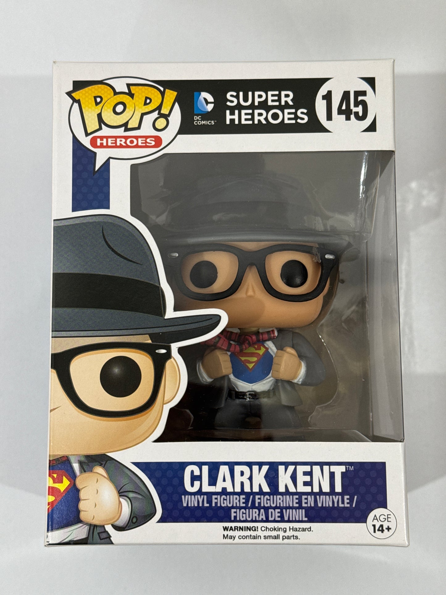 DC Superheroes - Clark Kent with Suit US Exclusive Pop! Vinyl #145