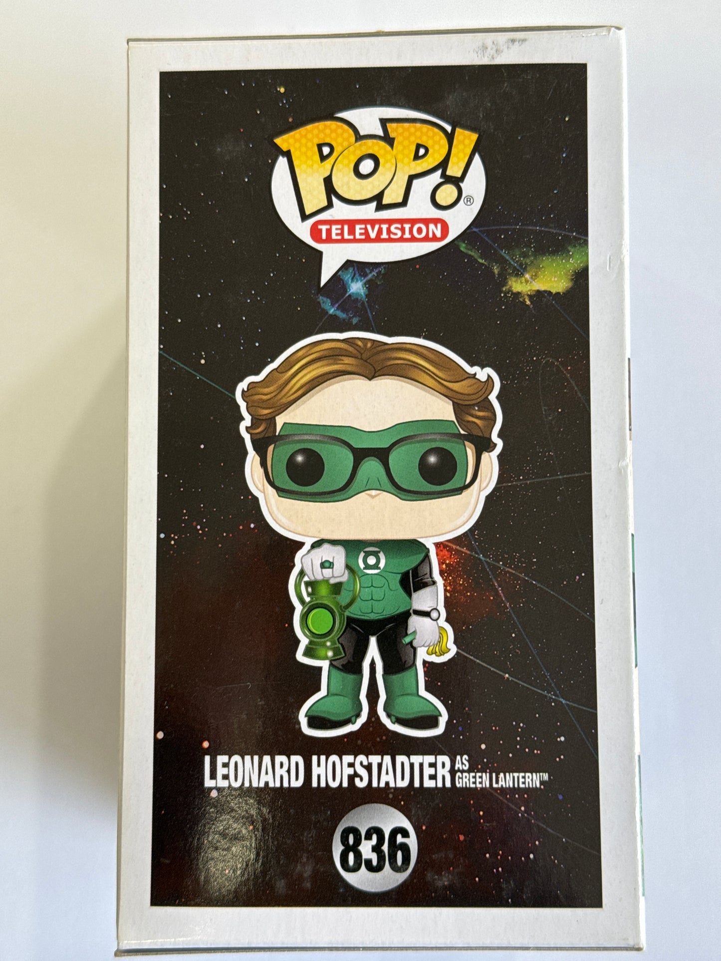 Big Bang Theory - Leonard Hofstadter as Green Lantern 2019 SDCC Exclusive Pop! Vinyl #836